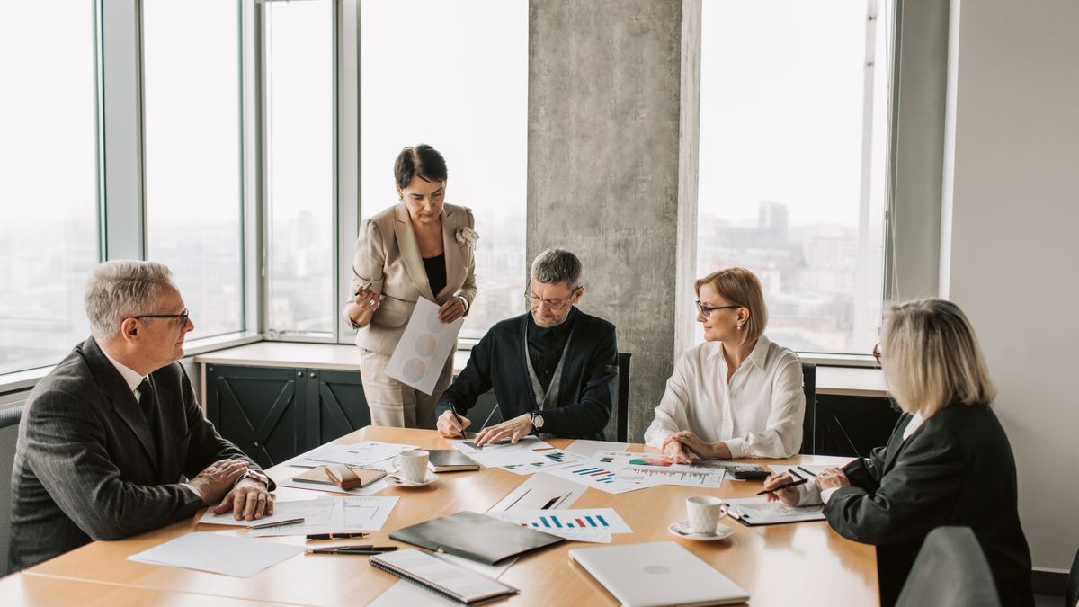 Business partners in a meeting
